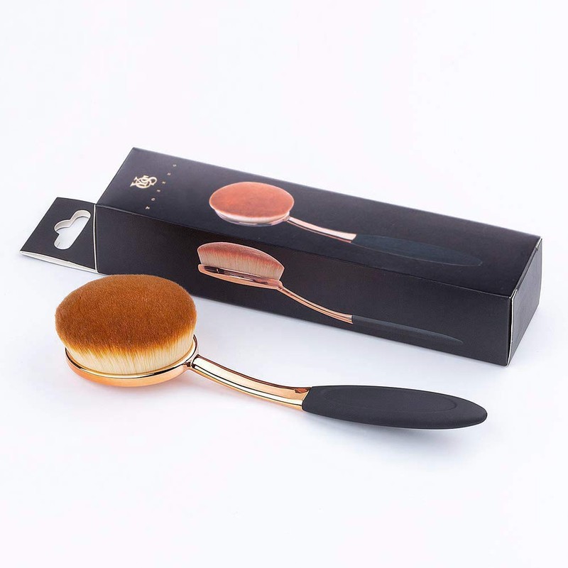 Yoseng Oval Foundation Brush Large Toothbrush makeup brushes Fast Flawless