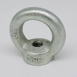 Ring Nuts M6 DIN 582 C15E Pack of 6 Eyelet Nuts Iron Galvanised Stop Medium Load 70 kg High Quality