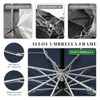 Pioggistar Windproof Umbrella for Men and Women, Inverted Mechanic Umbrellas