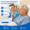 2PCS Elderly Spill Proof Cups, 280ML Unspillable Cup with 2