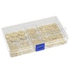 170 PCS M2 - M8 Copper Flat Washers,Brass Gaskets
