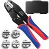 Crimping Tool Set, Ratchet Wire Crimper Tool For Heat Shrink,