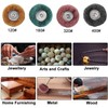 40 Pieces Abrasive Wheels, 1" (25mm) Abrasive Buffing Polishing Wheels