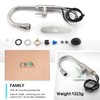 CREA Kitchen Faucet,Kitchen Faucet with Pull Down Sprayer,RV Kitchen Sink