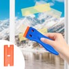 GALAMAX 100 Pcs Plastic Blades for Scraper, Plastic Scraper Replacement