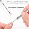 Yoezuo Double Head Cuticle Pusher Stainless Steel
