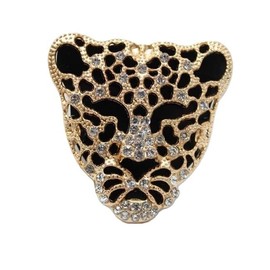 Labriciyon Gold Tiger Chic Bling Shoe Charms Gold and Sliver Designer Jewels Pretty Cute Chains Decorations Accessories for Women Girl Adults Shoe Decoration Charms Shoe Care and Accessories