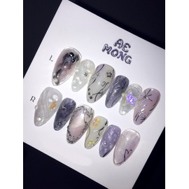 Aemong: Unicorn marbling  - Round Square / Aemong : 유니콘 마블링  - 라운드스퀘어