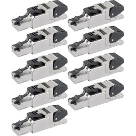 Telegärtner J00026A2000 Field Mounting RJ45 Connector for AWG24/1-AWG22/1 AWG27/7-AWG22/7 (9, 1 Plug)