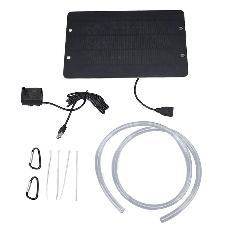 Solar Fountain 6V 10W Bird Bath Fountain USB Interface with