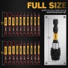 ELEAD Allen-Wrench Hex Drill Bit Set: 21PCS Durable Impact Allen