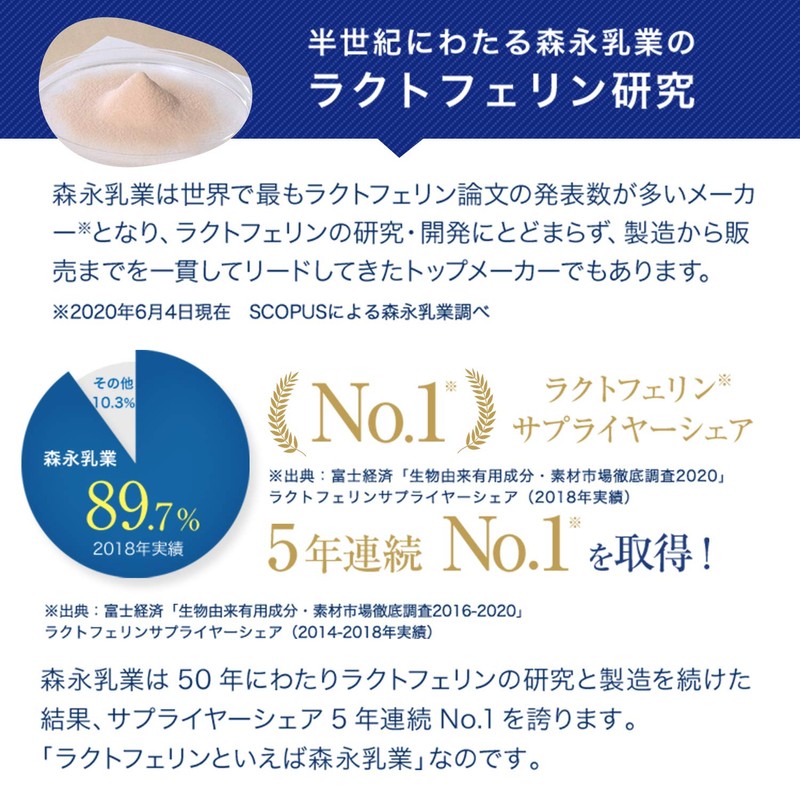 Morinaga Direct-Sale Lactoferrin Supplier Share No. 1 Supplement Morinaga Lactoferrin