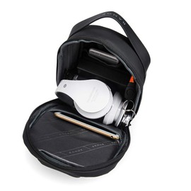 Mochila Cruzada Bange Impermeable Bolso Bandolera para Hombre con Puerto USB Bolso de Pecho Antirrobo Sling Bag Múltiples Compartimentos Casual Ligera Cómoda Multifuncional (Gris)