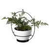 Gardenised Decorative Metal Hanging Planter with Tree Pots for Flowers,
