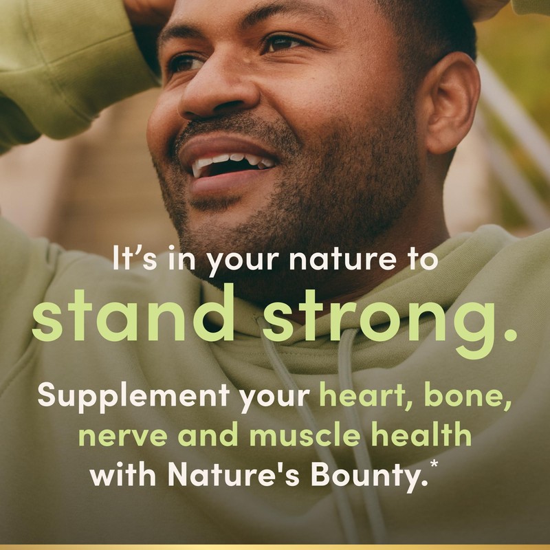 Nature's Bounty Calm Magnesium Glycinate Supplement - High Absorption Magnesium