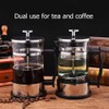 Stainless Steel Glass Coffee Pot French Press Filter Pot Household