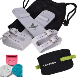 LEVIERO Gymnastics Buckle Grips Set White 2
