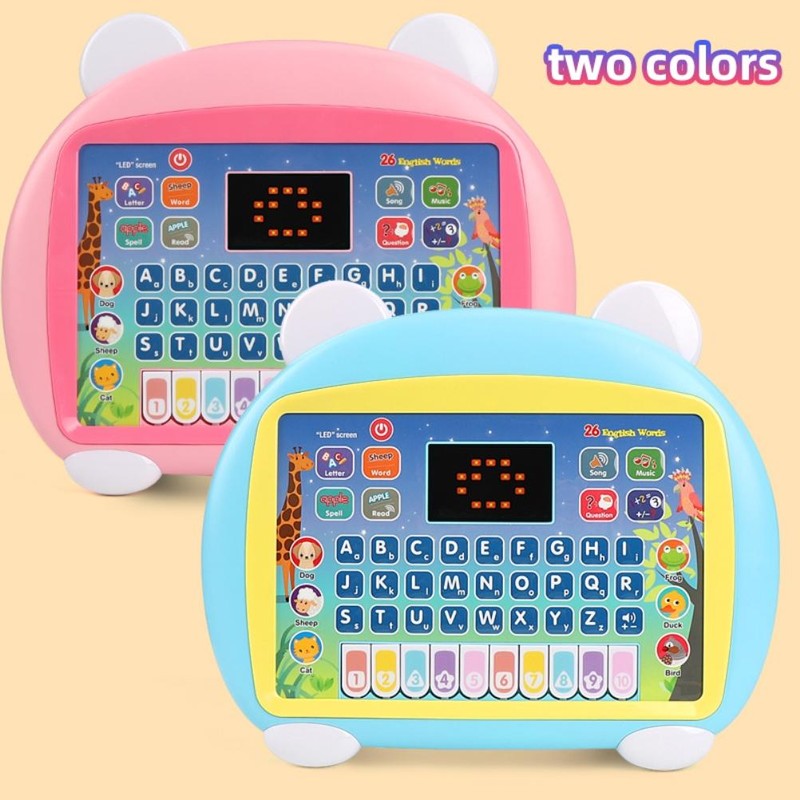 Kids Tablet English Learning Pad with LED Screen 8 Modes