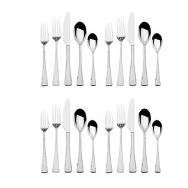 Mikasa Novaro 20-Piece 18/10 Stainless Steel Flatware Set, Service For 4