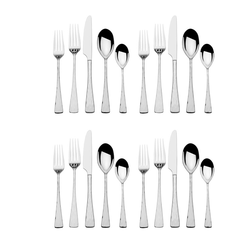 Mikasa Novaro 20-Piece 18/10 Stainless Steel Flatware Set, Service For