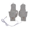 USB Heating Gloves Warm Cotton Full Finger and Half Fingerless