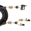 POHIR Pressue Washer Hose 25ft Quick Connect M22 Fittings, 4000