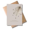 WBdesignz Sympathy Card with Envelope - Sympathy Card Falling Sheet
