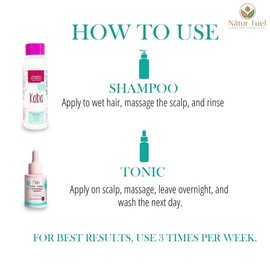 Kaba Hair Growth Kit – Red Onion Shampoo & Hair Growth Tonic | Reduces Hair Loss, Strengthens & Promotes Healthy Hair Growth for Men & Women