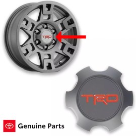 Toyota 05 - 23 Toyota Tacoma 17 Inch Trd Alloy Wheel Gray Center Cap OEM Qty 1 New