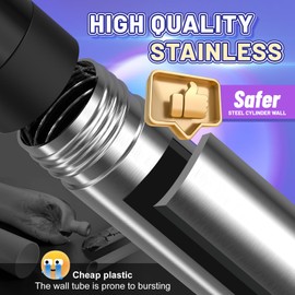 Toilet Plunger, High Pressure Air Drain Blaster, Drain Clog Remover Tool, High Pressure Drain Blaster Gun with Visual Barometer, Powerful Sink Plunger for Bathroom Kitchen Toilet Clogged Pipe