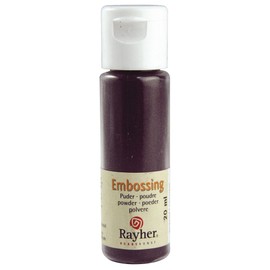 Rayher Embossing Powder 20 ml Bottle 304 BlackBerry, Covering BlackBerry