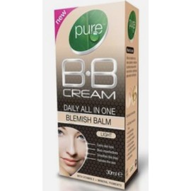Pure Daily all in one Blemish Balm BB Cream Light 30ml - packed by Black Nore Gifts