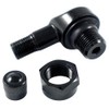 Felgenfactory 2x Motorcycle Aluminium Angle Valve Black 11.3 mm Valves
