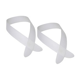 Hasegawa Japanese Style Poly Collar Core Chestnut Collar 2-Piece Set, Made in Japan, white