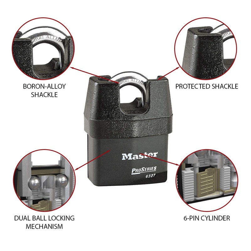MASTER LOCK Heavy Duty Weatherproof Padlock [CEN Insurance Approved] [Closed