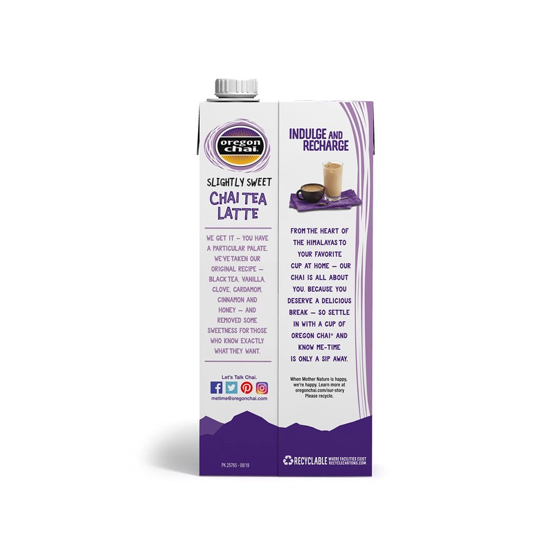 Oregon Chai Slightly Sweet Chai Concentrate, 32 fl oz