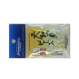 下田漁具 天然貝ビーズ丸型 L ナチュラル