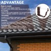 Moxweyeni 10 Pack Gutter Brackets 5 Inch Gutter Hangers Heavy