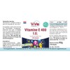 Vitamin E 400 IU - 120 Softgels for 120 Days