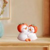 WeiLaiKeQi Pair Ducks Couple Sculpture Statue Valentine's Day Gift Desktop