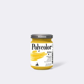 Maimeri Polycolor Vinyl Paints - Naples Yellow, 140 ml Jar