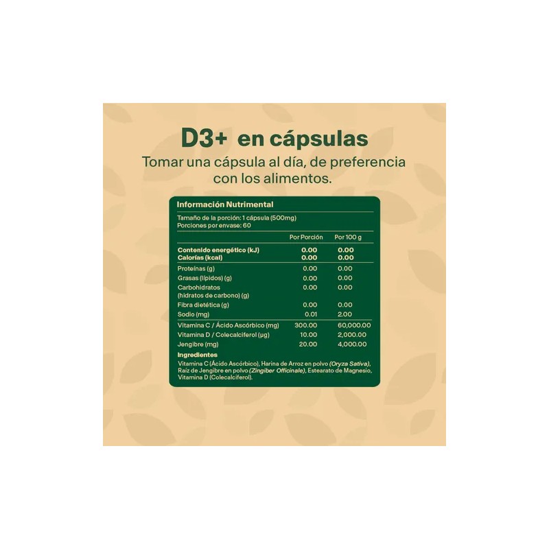 D3+ Multivitaminico | 3 En 1 Para Sistema Inmune Con