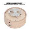 Solar System Pattern Crystal Ball Rotating Music Box USB Charging
