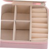TOVINANNA Travel Jewelry Organizer Case with Zipper Closure Multiple Compartments