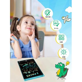 Tablet LCD Tablet LCD Children Graffiti Panel Electronic Painting Board Blue (Blue)
