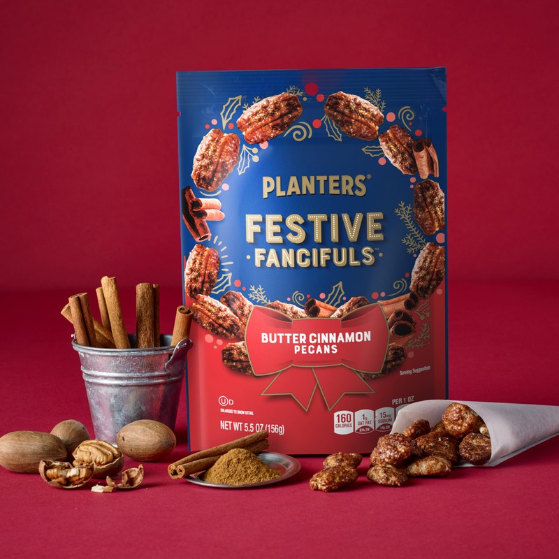 PLANTERS Limited Edition Kettle Cooked Cinnamon Pecans, Butter Flavored Pecans