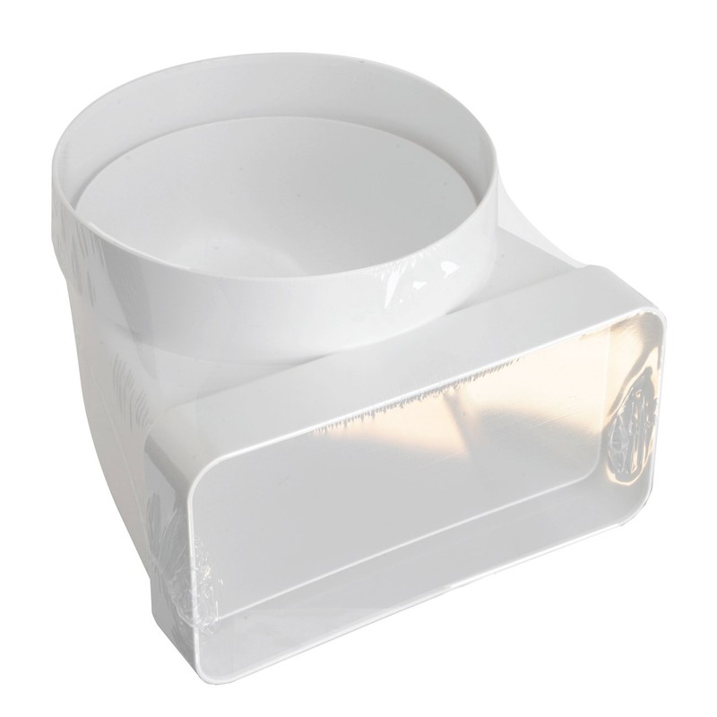 The cgv126b Vertical Curve in Ventilation ABS Round to Rectangular