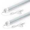 CNSUNWAY 2FT LED Shop Light, 24W 5000K 3600LM Super Bright,
