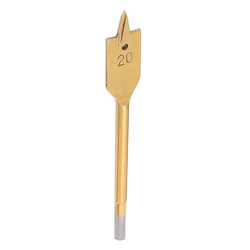 13Pcs 1/4in Hex Shank High Carbon Steel Flat Drill Bit