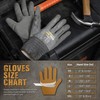 Glove Station Large Protective Gloves, Nitrile Foam Coated, Cut Resistant,